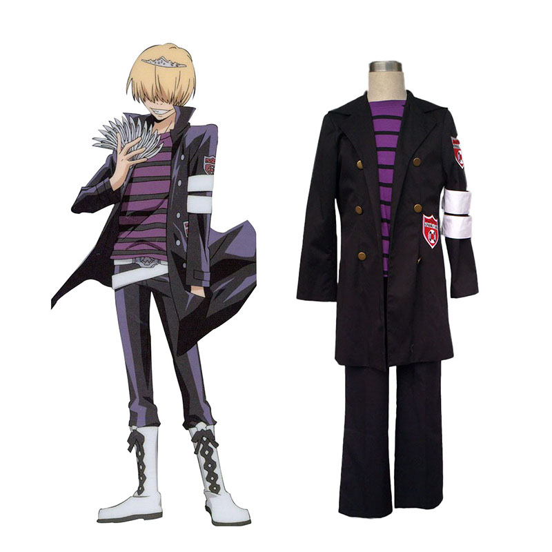 Hitman Reborn Belphegor 1 Anime Cosplay Costumes Outfit