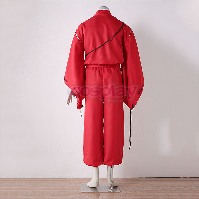 Inuyasha 2 Red Anime Cosplay Costumes Outfit