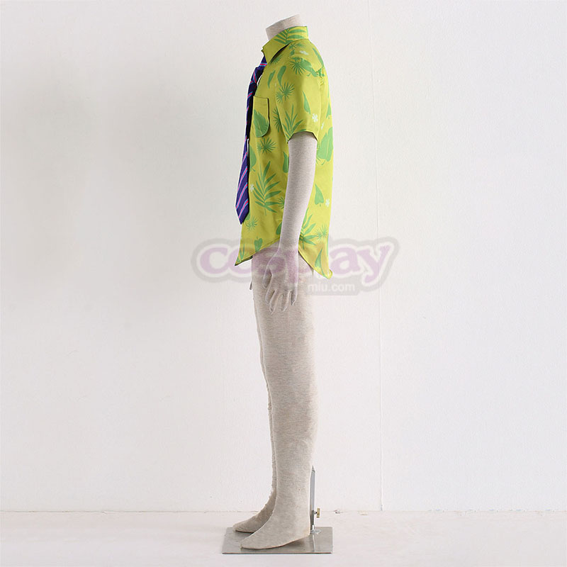 Zootopia Nick Shirt Anime Cosplay Costumes Outfit