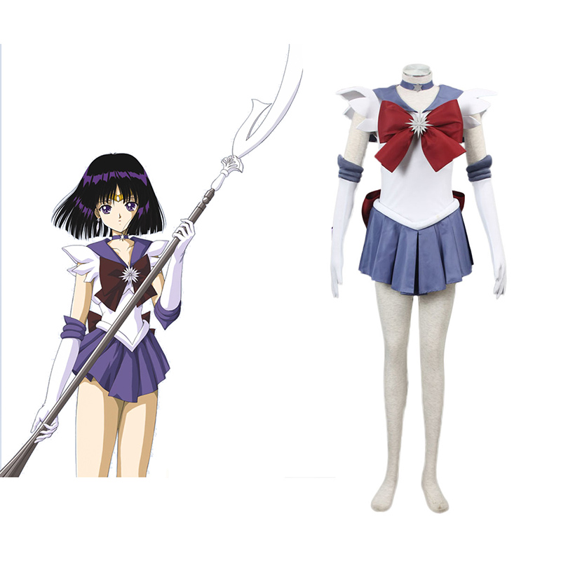 Sailor Moon Hotaru Tomoe 1 Anime Cosplay Costumes Outfit