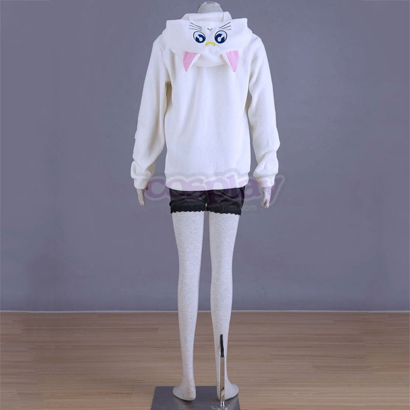 Sailor Moon White Cat Artemis Anime Cosplay Costumes Outfit