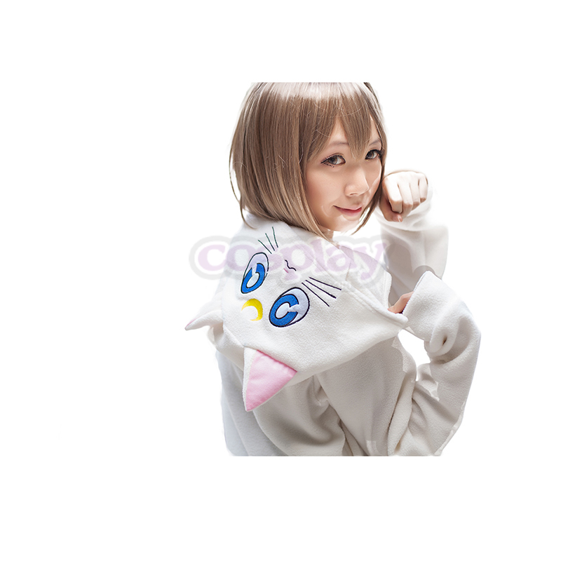 Sailor Moon Artemis White Anime Cosplay Costumes Outfit