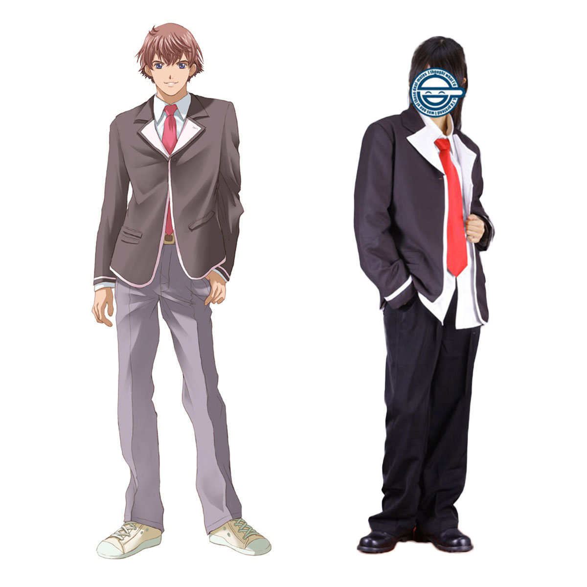 Tokimeki Memorial Only Love Male Uniforms Anime Cosplay Costumes Outfit