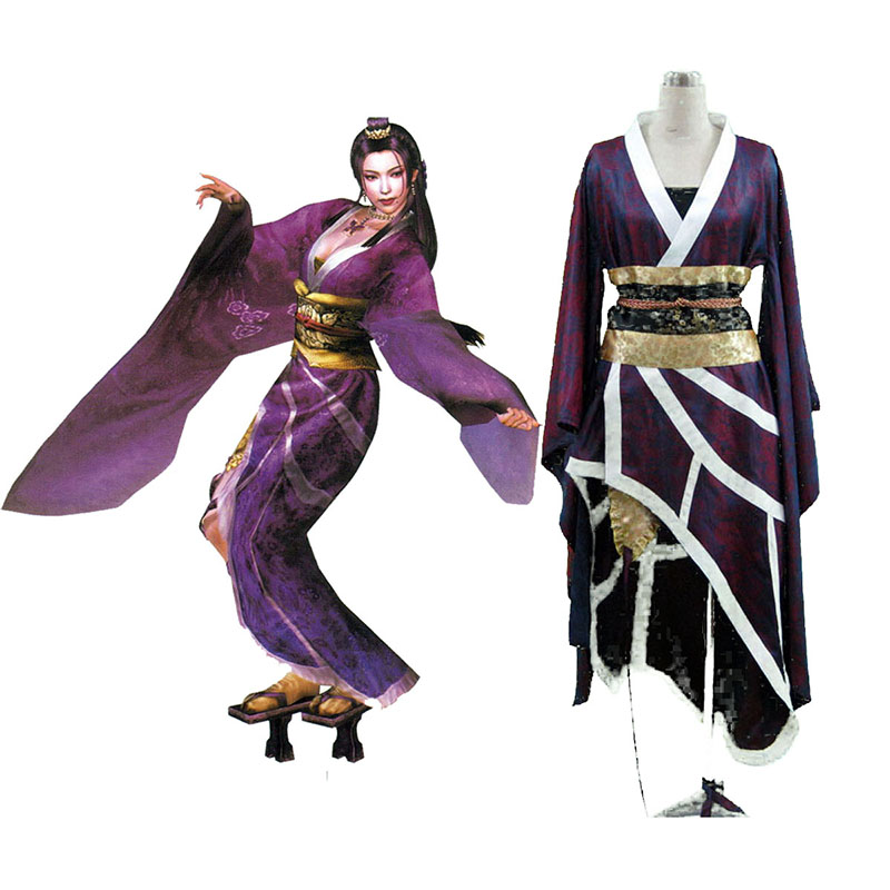 Samurai Warriors Nouhime 1 Anime Cosplay Costumes Outfit
