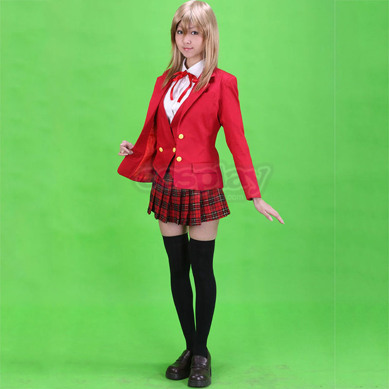 Magister Negi Magi Winter School Uniforms Anime Cosplay Costumes Outfit