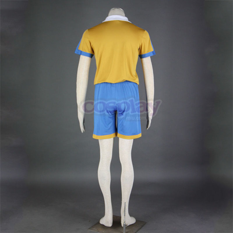 Inazuma Eleven Raimon Summer Soccer Jersey 2 Anime Cosplay Costumes Outfit
