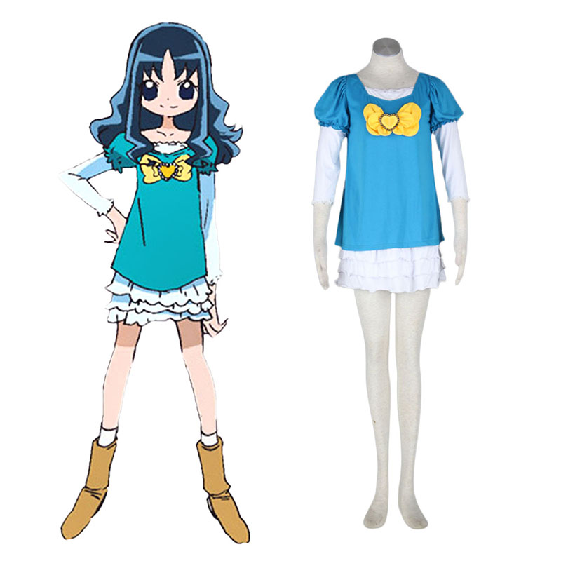HeartCatch Pretty Cure! Erika Kurumi Anime Cosplay Costumes Outfit