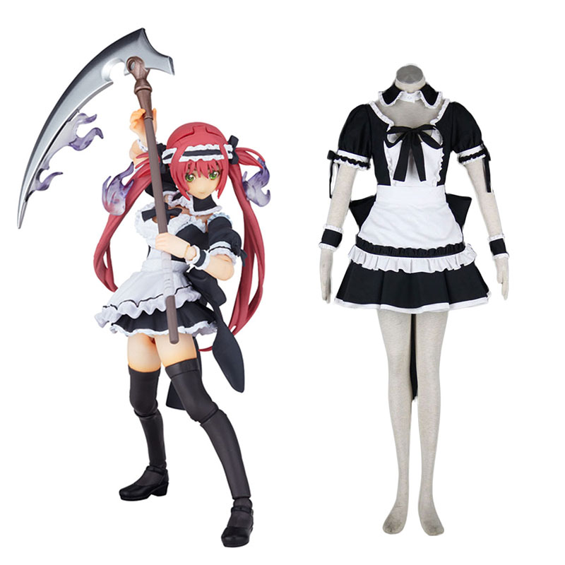 Queen's Blade Airi Maid Anime Cosplay Costumes Outfit