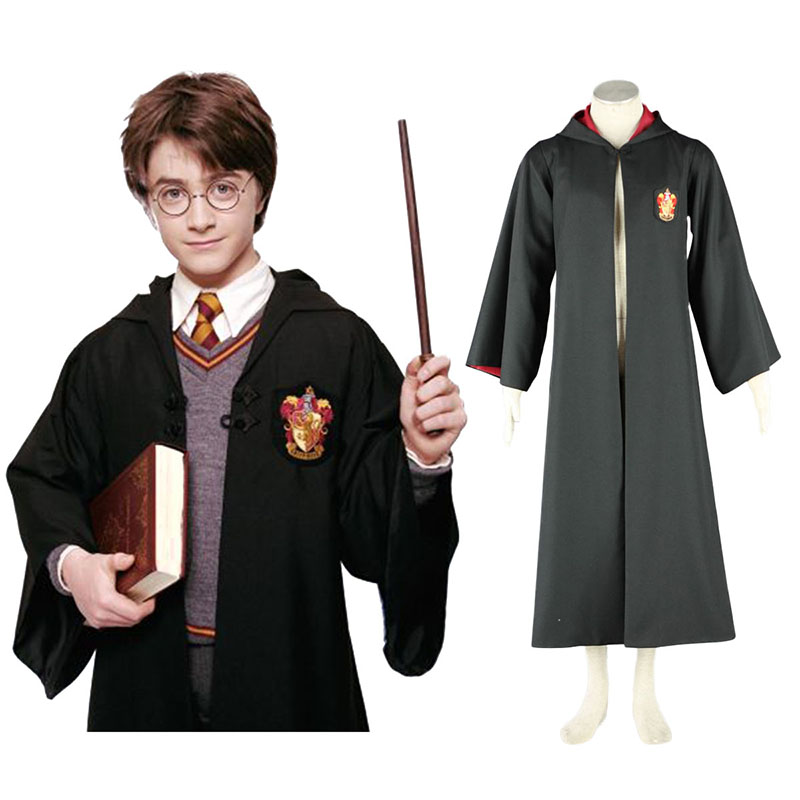 Harry Potter Gryffindor Uniform Cloak Anime Cosplay Costumes Outfit