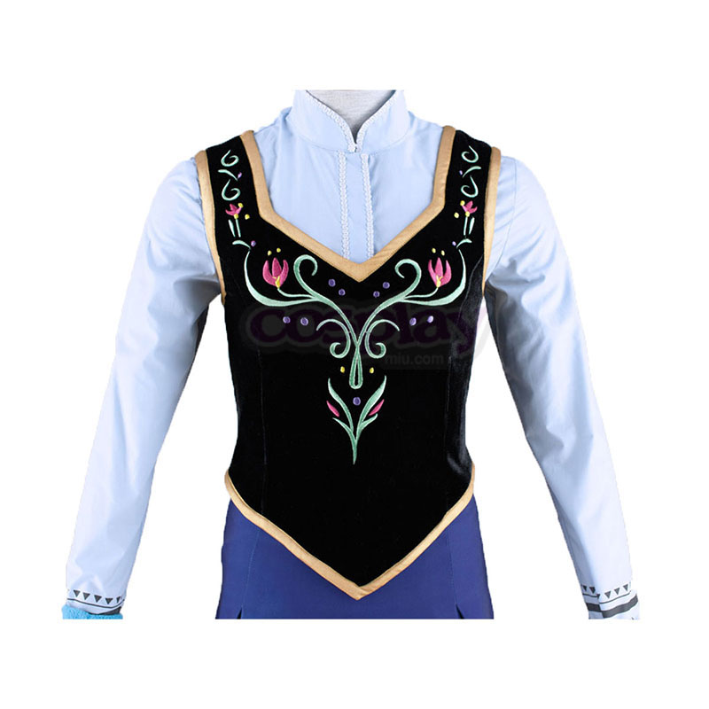Frozen Anna 1 Anime Cosplay Costumes Outfit