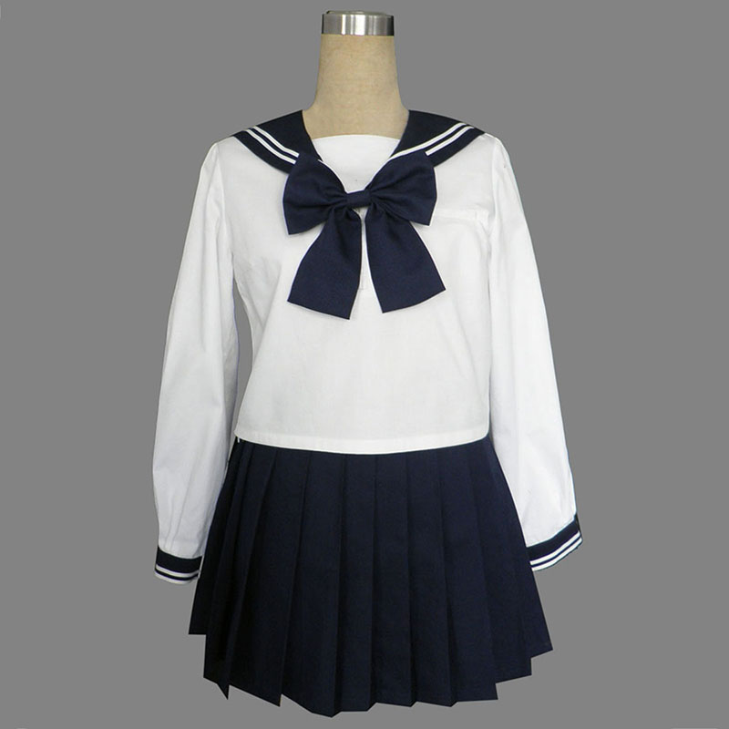 Long Sleeves Sailor Uniform 9 Anime Cosplay Costumes Outfit