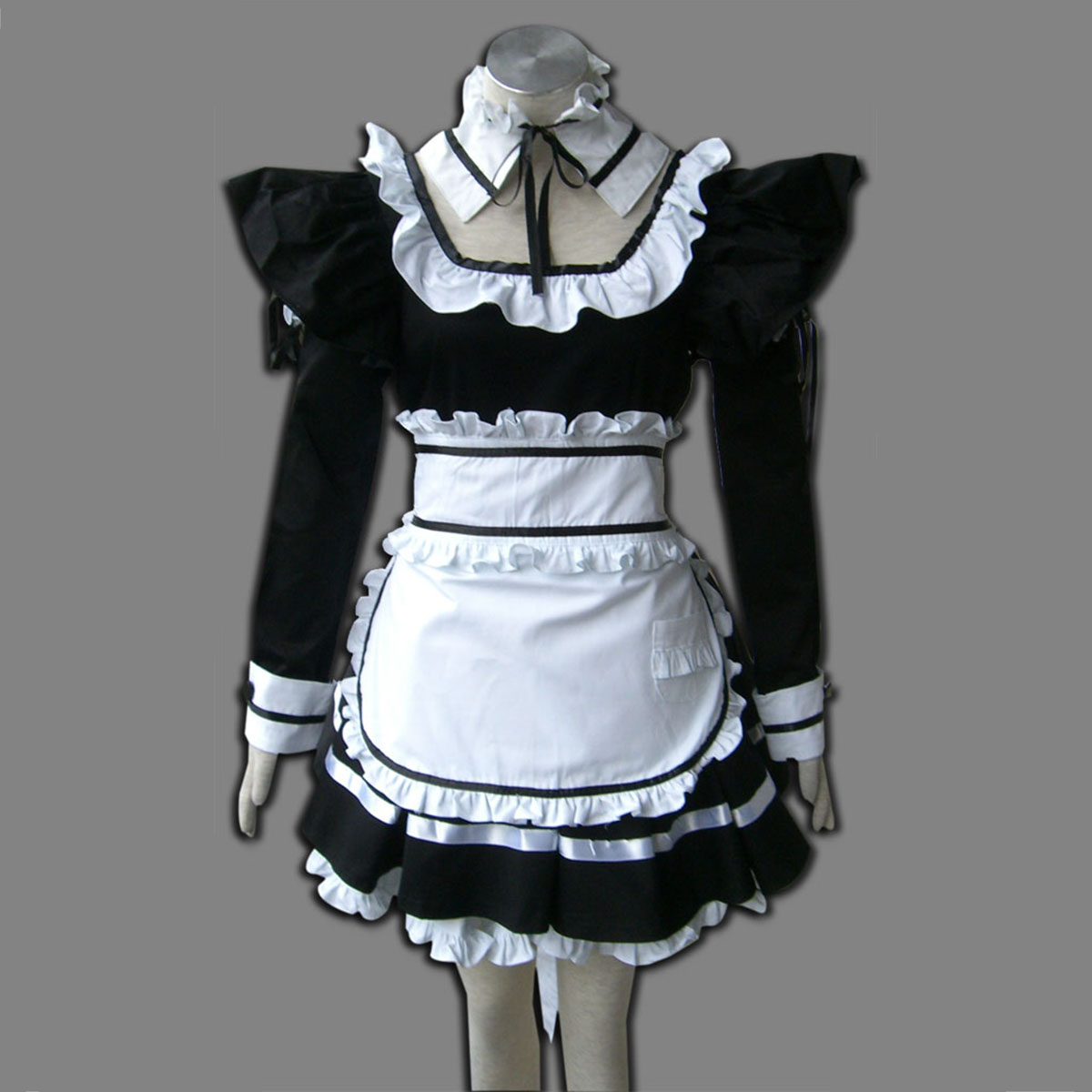 Black Maid Uniform 1 Anime Cosplay Costumes Outfit