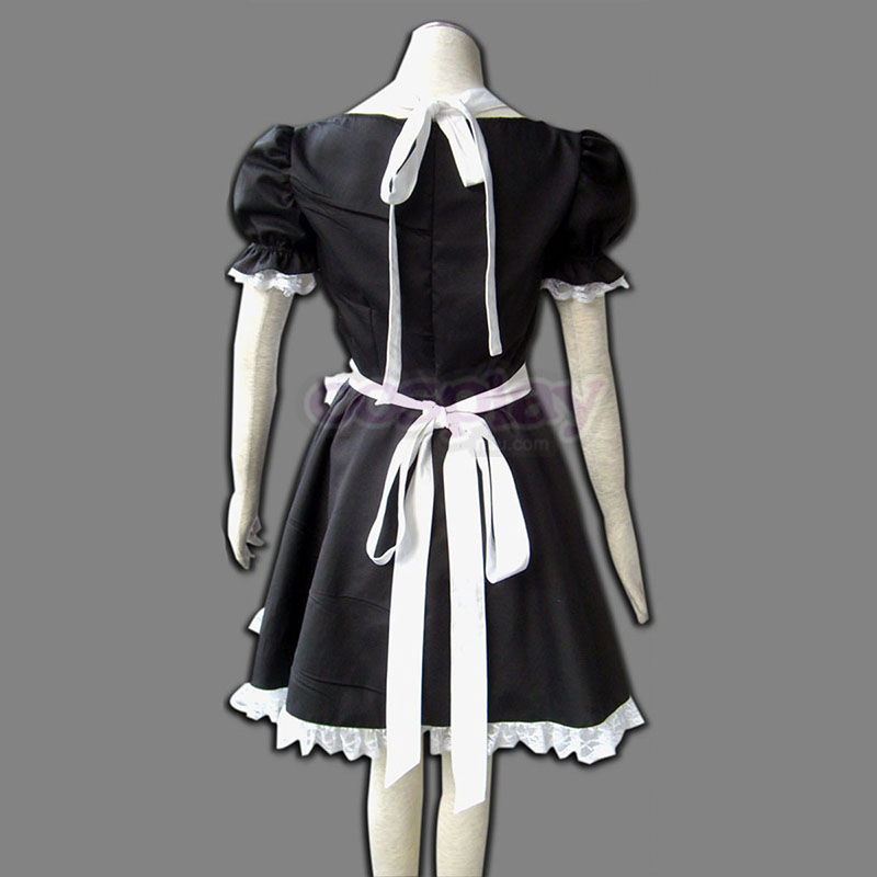 Maid Uniform 2 Black Winged Angle Anime Cosplay Costumes Outfit