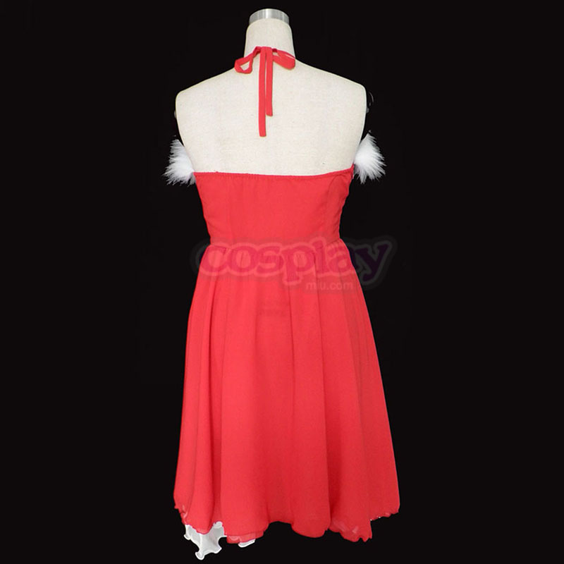 Christmas Lady Dress 3 Anime Cosplay Costumes Outfit