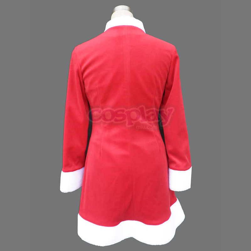 Red Christmas Lady Dress 6 Anime Cosplay Costumes Outfit
