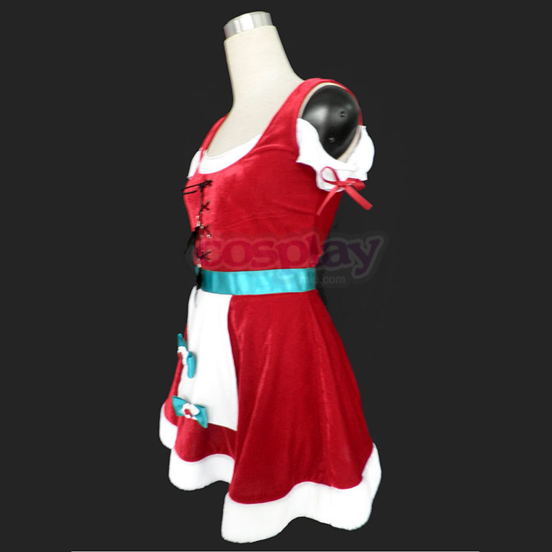 Christmas Lady Dress 8 Anime Cosplay Costumes Outfit