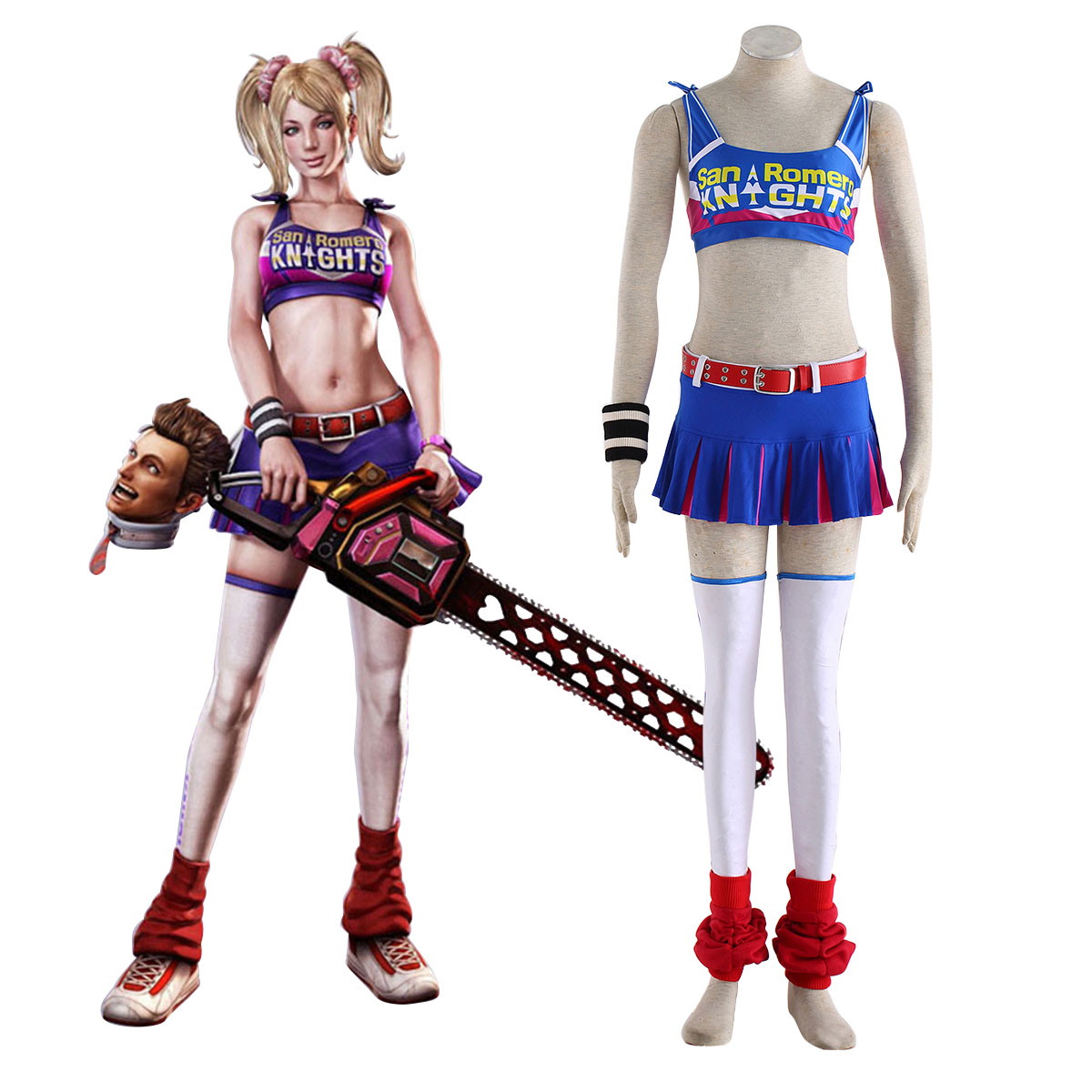 Lollipop Chainsaw Juliet 1 Anime Cosplay Costumes Outfit