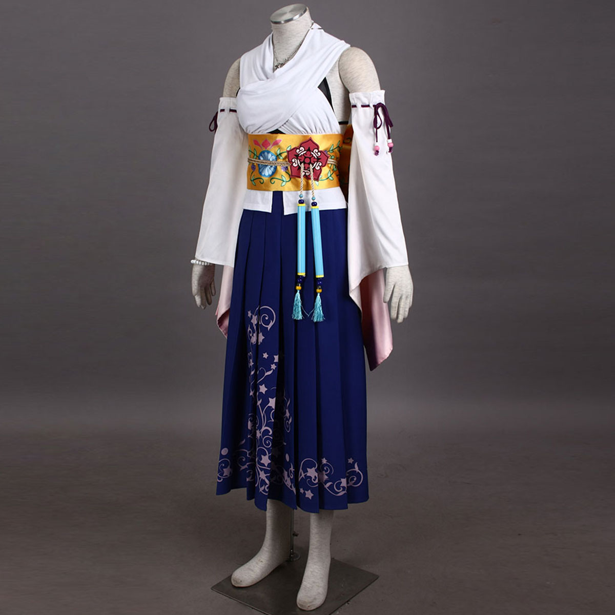 Final Fantasy X Yuna 1 Anime Cosplay Costumes Outfit