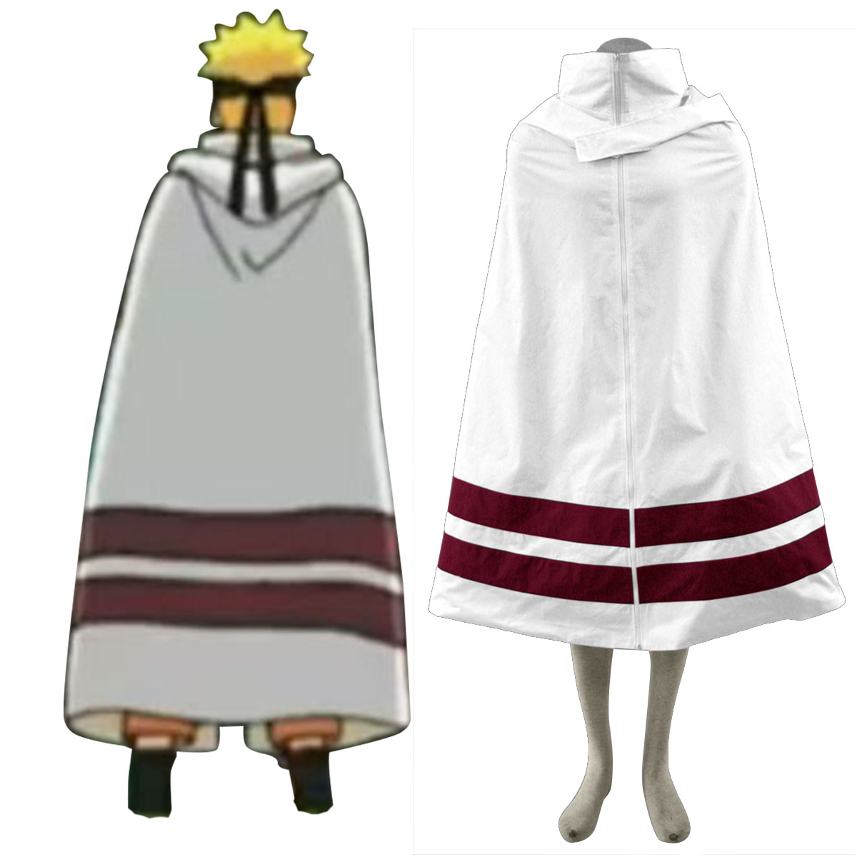 Naruto Shippuden Konoha Cloak 1 Anime Cosplay Costumes Outfit