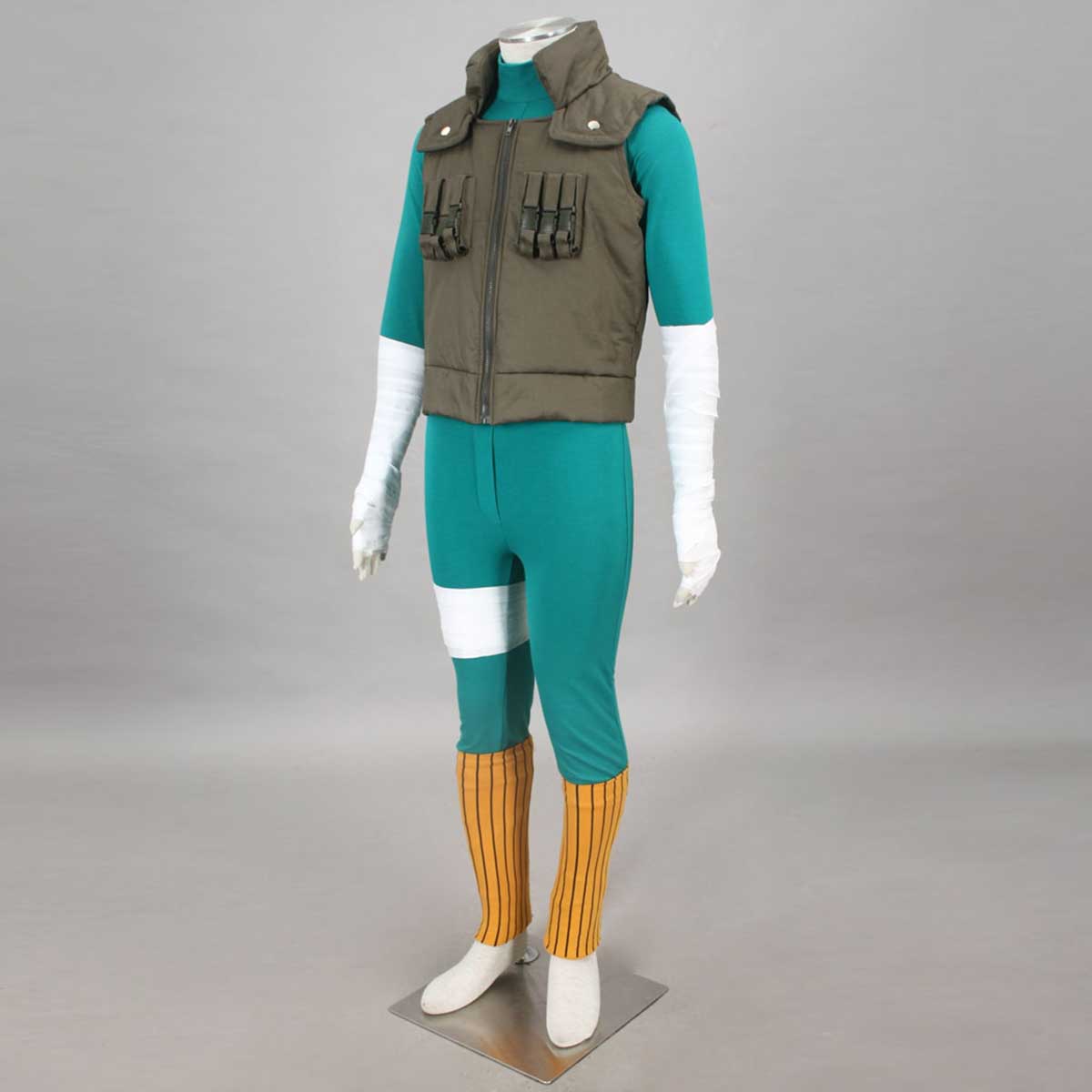 Naruto Shippuden Rock Lee 2 Anime Cosplay Costumes Outfit