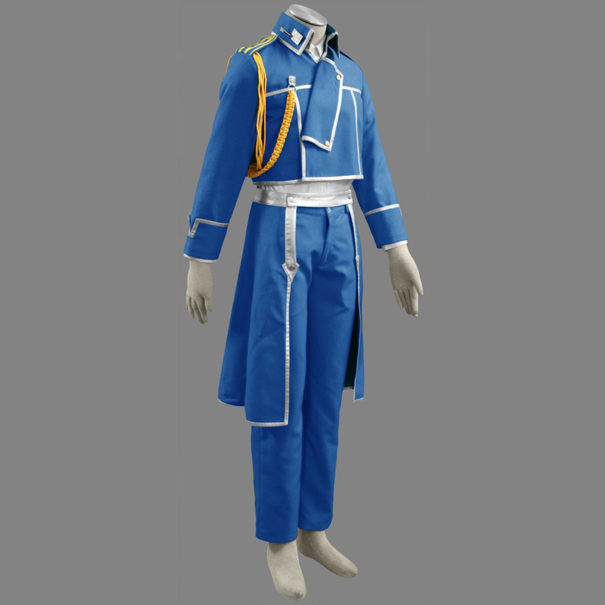 Fullmetal Alchemist Male Military Uniform Anime Cosplay Costumes Outfit