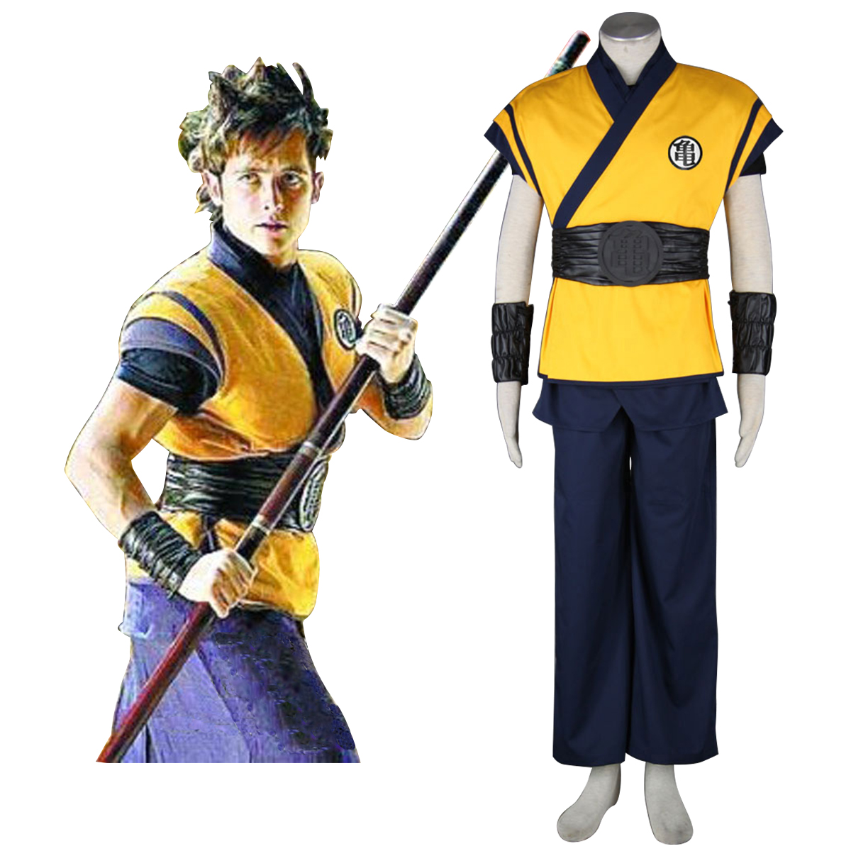 Dragon Ball Son Goku 3 Anime Cosplay Costumes Outfit