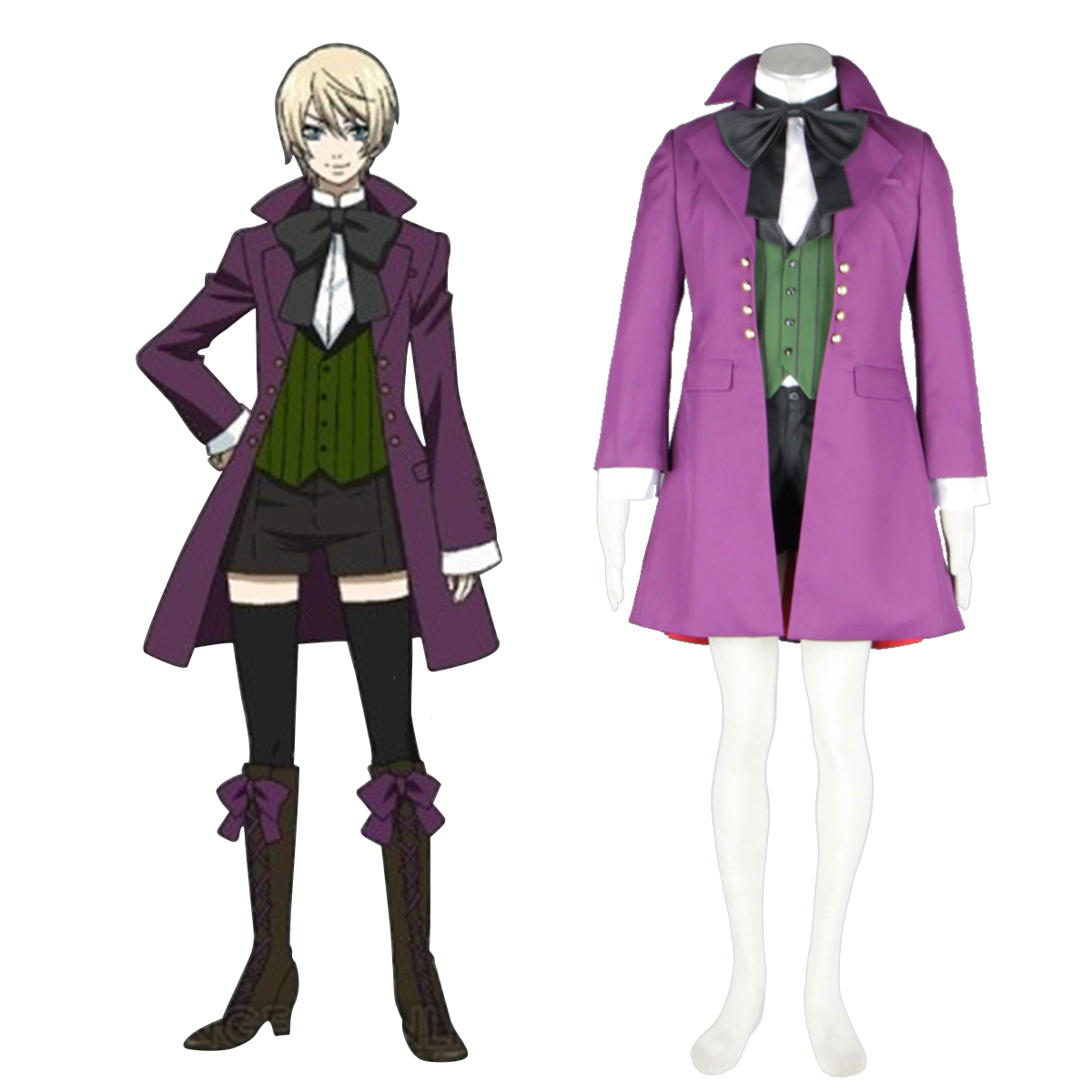 Black Butler Alois Trancy 1 Anime Cosplay Costumes Outfit