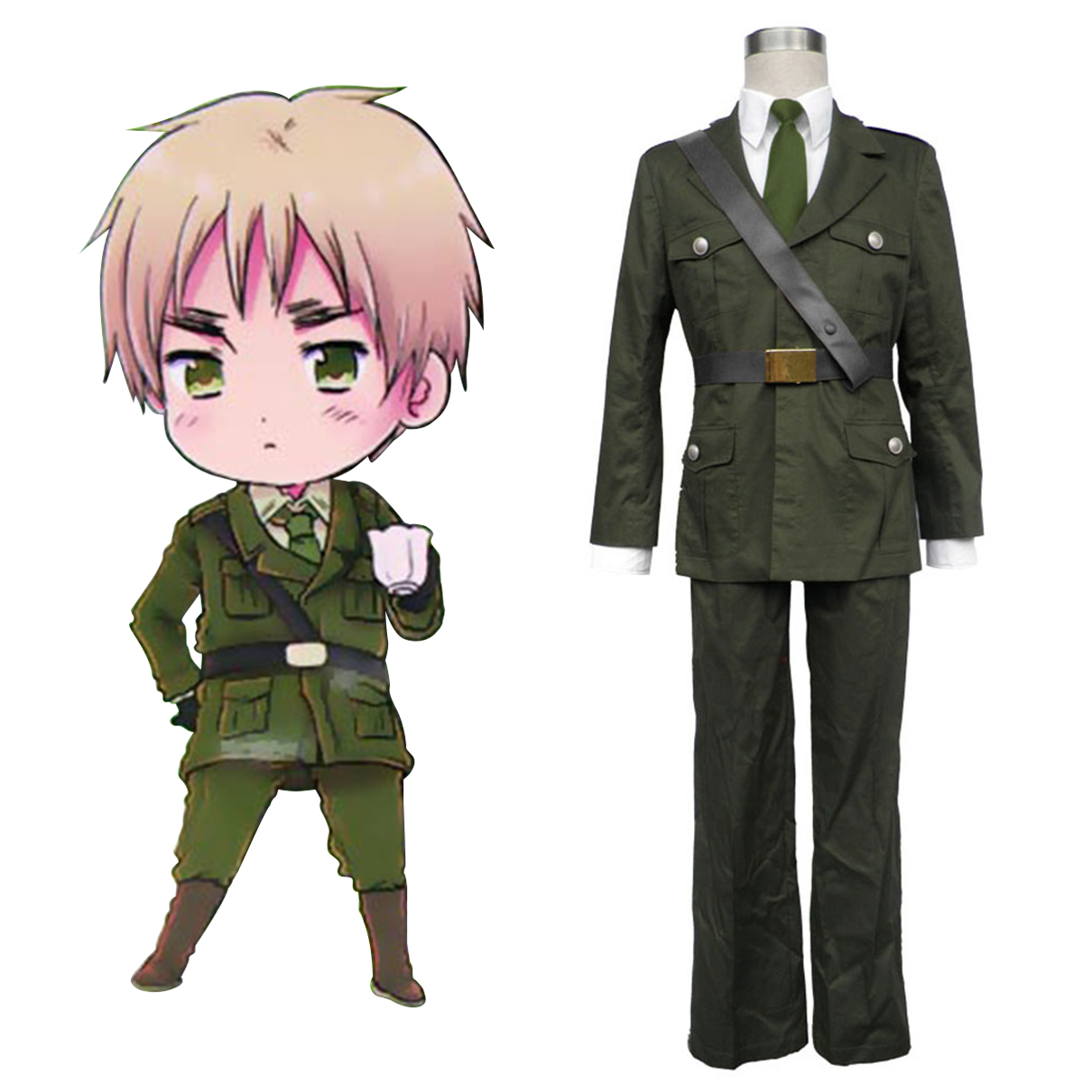 Axis Powers Hetalia Arthur Kirkland Britain 1 Anime Cosplay Costumes Outfit