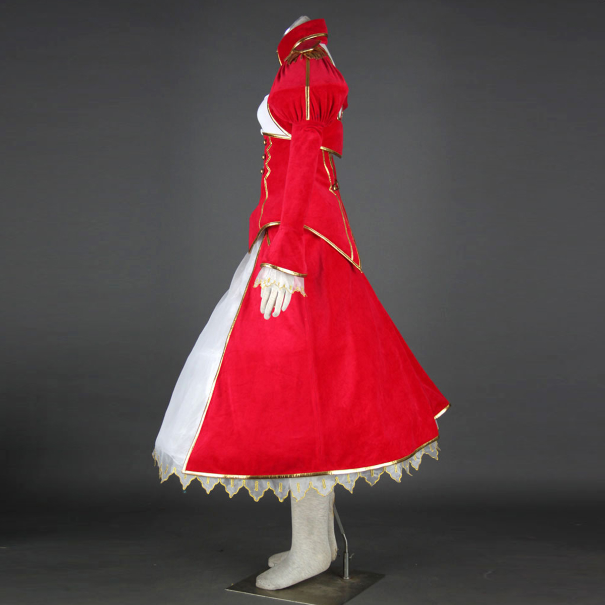 The Holy Grail War Saber 2 Red Anime Cosplay Costumes Outfit