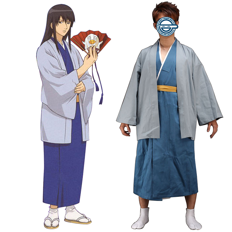 Gin Tama Katsura Kotarou 1 Anime Cosplay Costumes Outfit