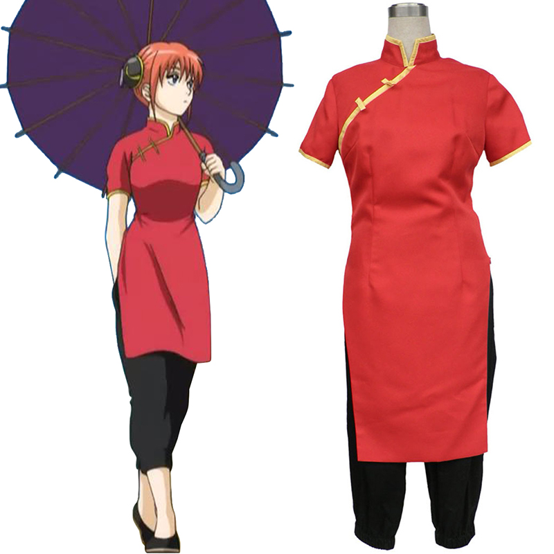 Gin Tama Kagura 7 Anime Cosplay Costumes Outfit