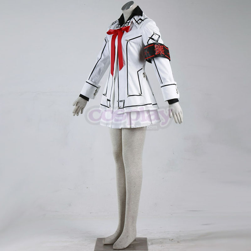 Vampire Knight Night Class White Female School Uniform Anime Cosplay Costumes Outfit