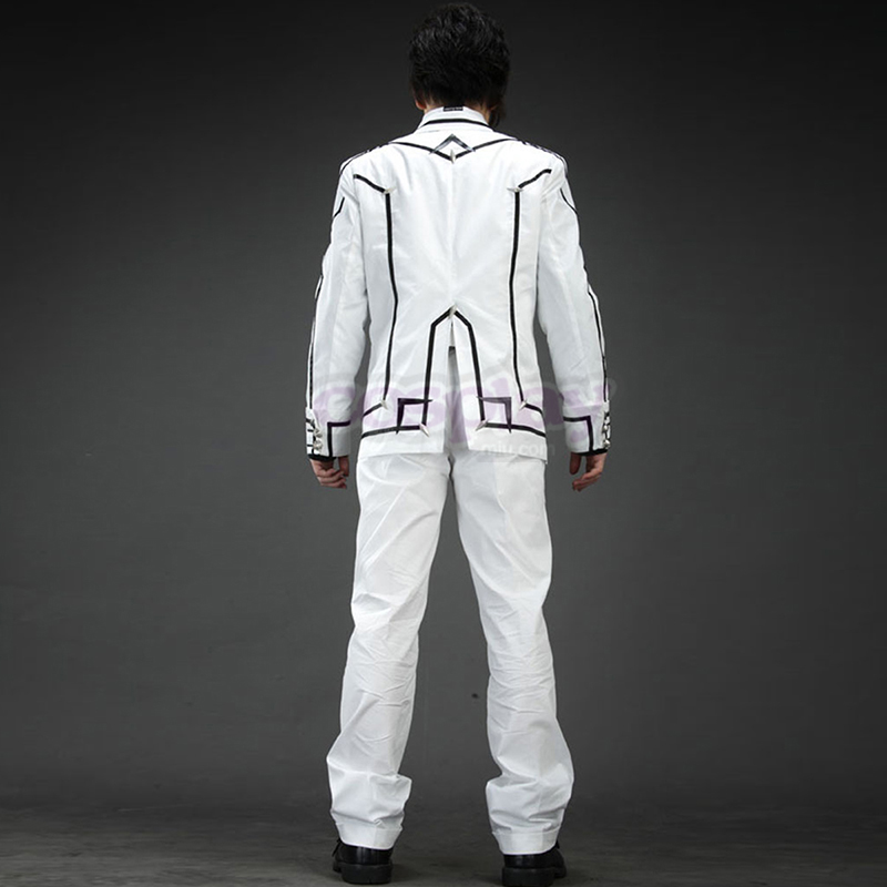 Vampire Knight Night Class White Male School Uniform Anime Cosplay Costumes Outfit
