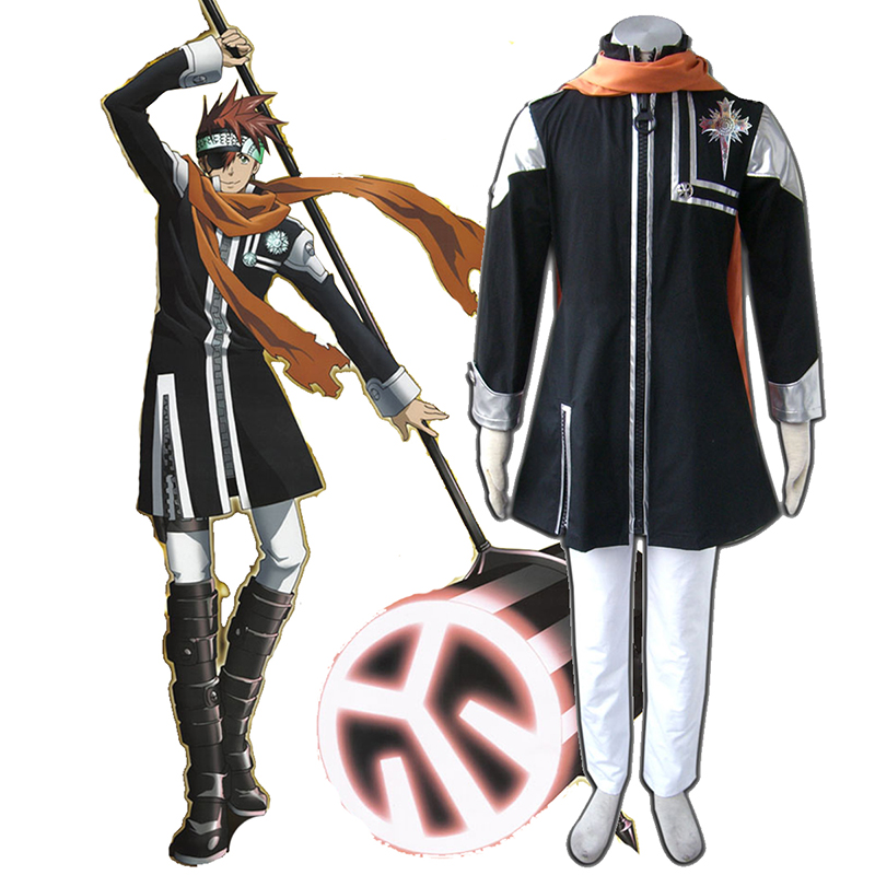 D.Gray-man Lavi 1 Anime Cosplay Costumes Outfit