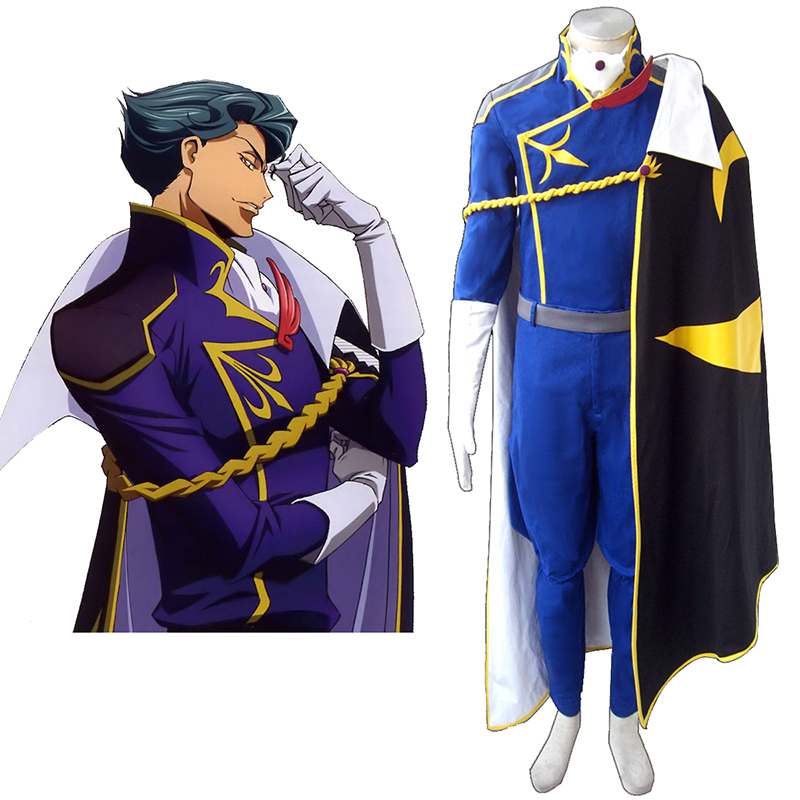 Code Geass Jeremiah Gottwald Anime Cosplay Costumes Outfit