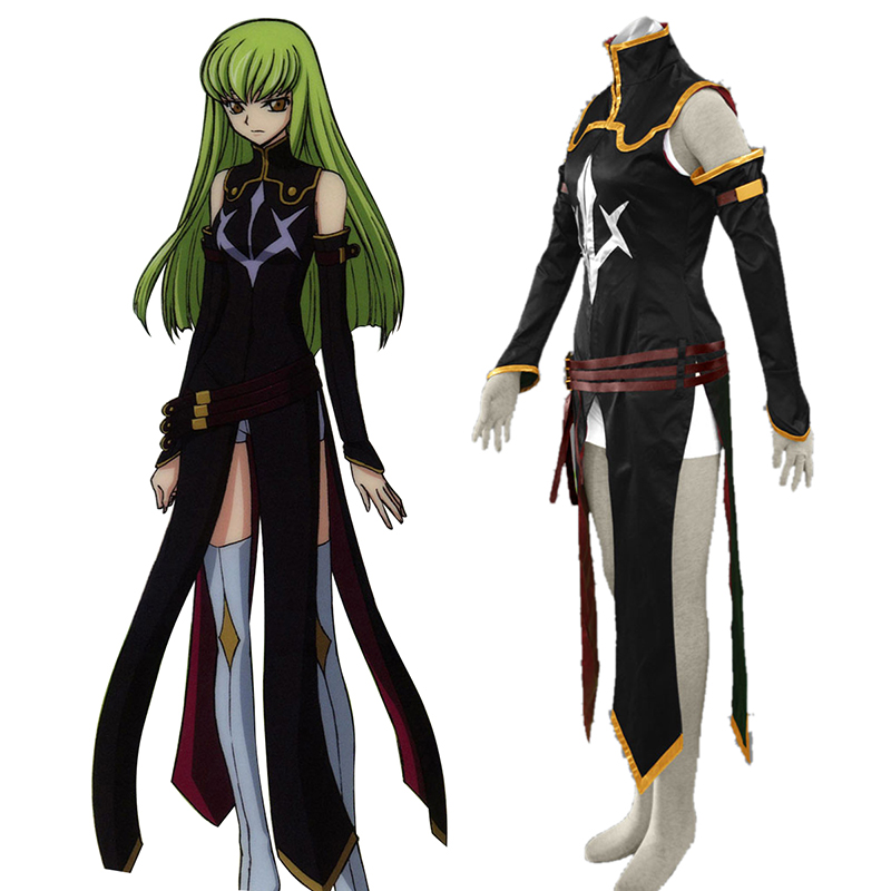 Code Geass C.C. 2 Anime Cosplay Costumes Outfit