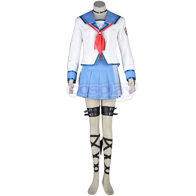 Angel Beats! Yui 1 Anime Cosplay Costumes Outfit