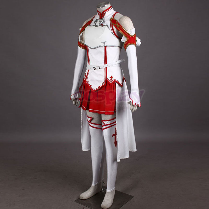 Sword Art Online Asuna 1 Anime Cosplay Costumes Outfit