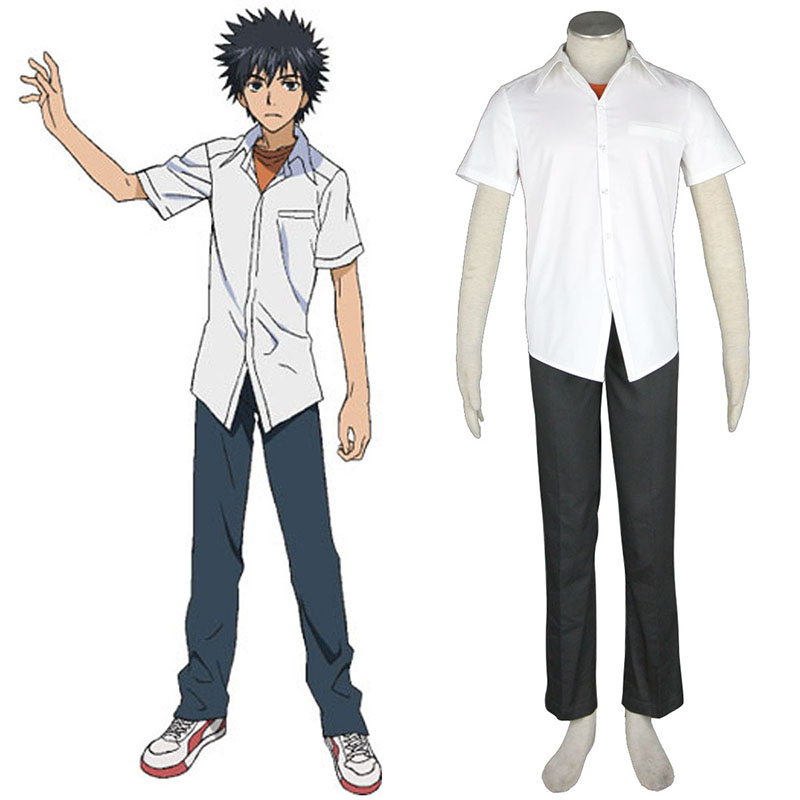 A Certain Magical Index Kamijou Touma 1 Anime Cosplay Costumes Outfit