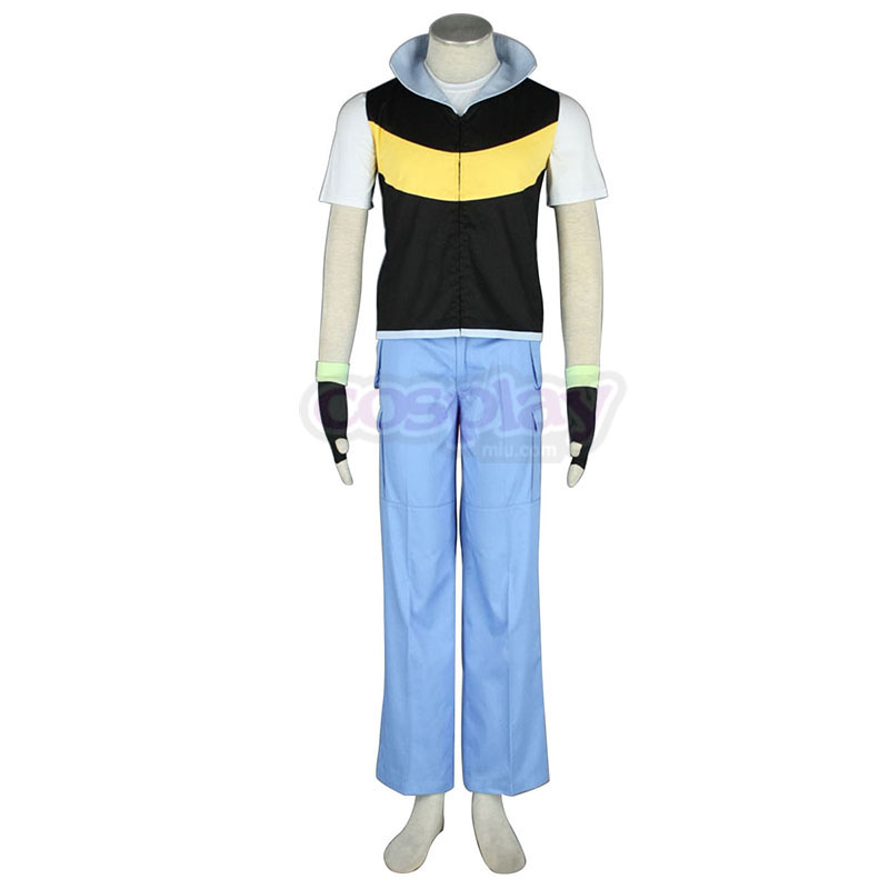 Pokémon Ash Ketchum 1 Anime Cosplay Costumes Outfit