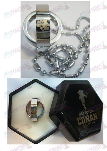 Conan 16th Anniversary double ring necklace