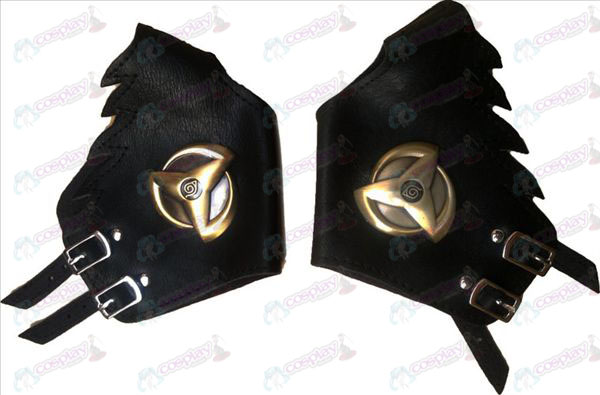 Naruto kaleidoscope logo punk gloves copper