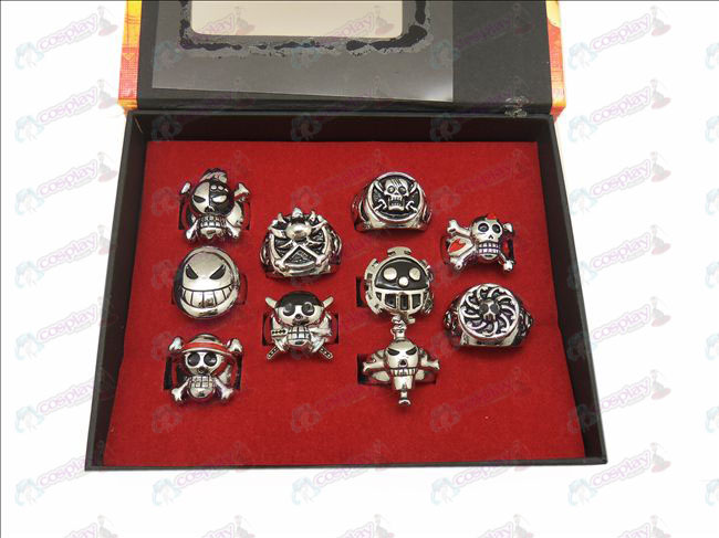 10 One Piece Accessories Rings