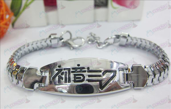 New Hatsune drip logo bracelet