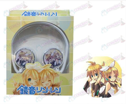 Stereo headset can be folded commutation headphones Kagamine Twins