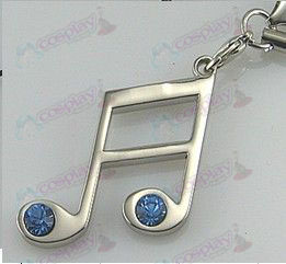 Hatsune note 2 Keychain Blue Diamond