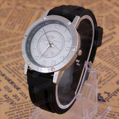 CrossFire Accessories logo embossed watch with diamond