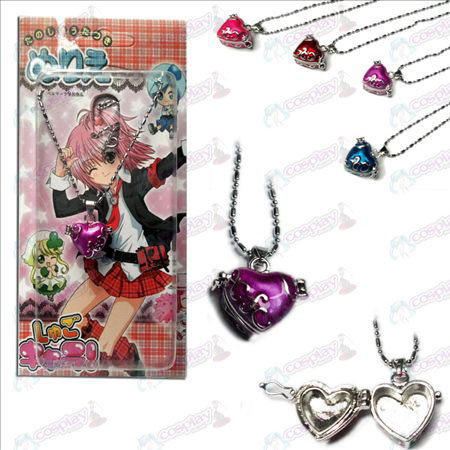 Shugo Chara! Accessories purple heart-shaped locket necklace