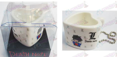 Death Note Accessories bag pendant heart-shaped ceramic cup