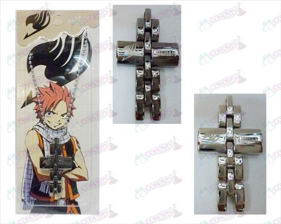 Fairy Tail Accessories black and white cross necklace